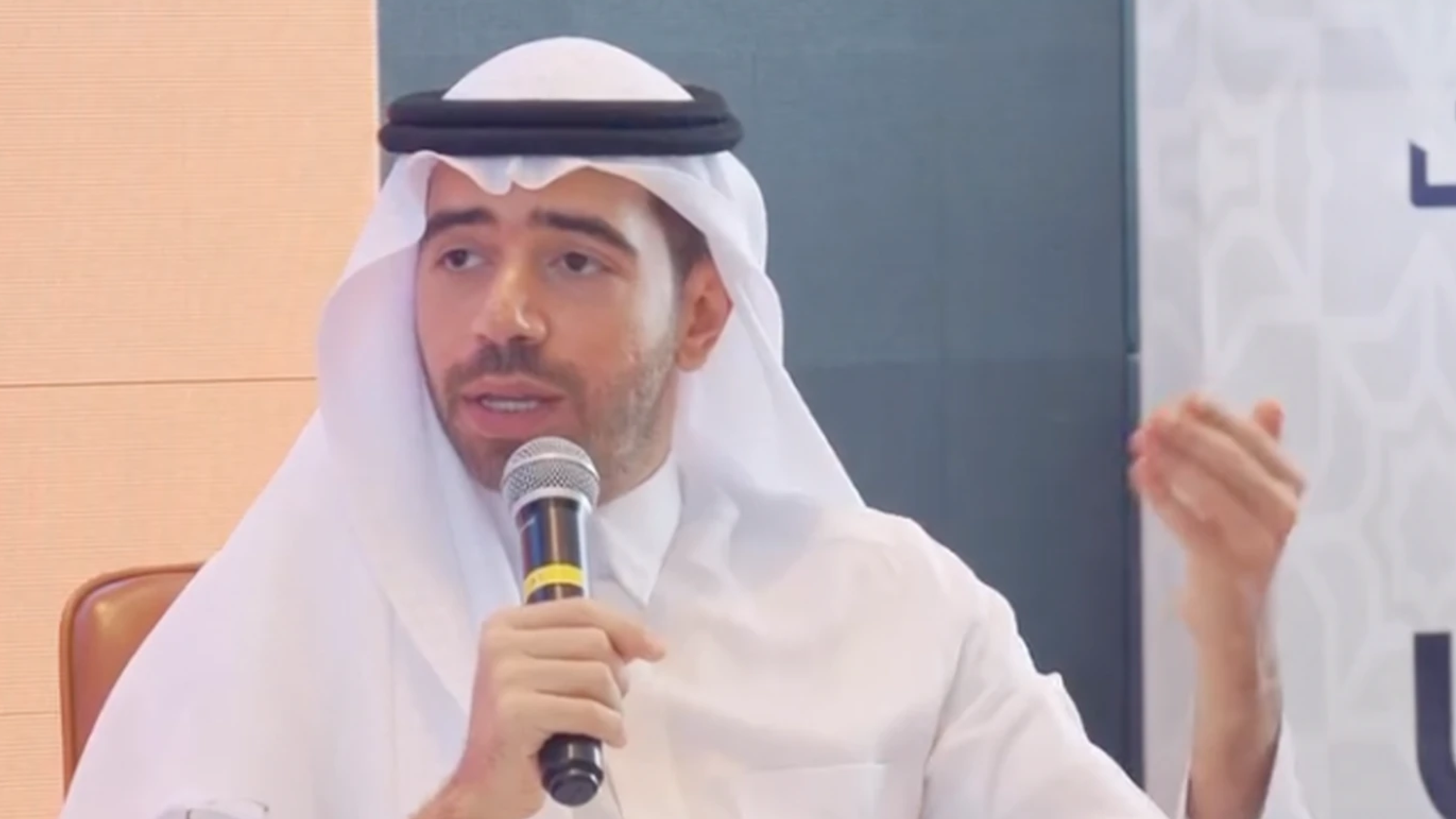 Packman speaking at the Gulf Business Incubators and Accelerators Conference